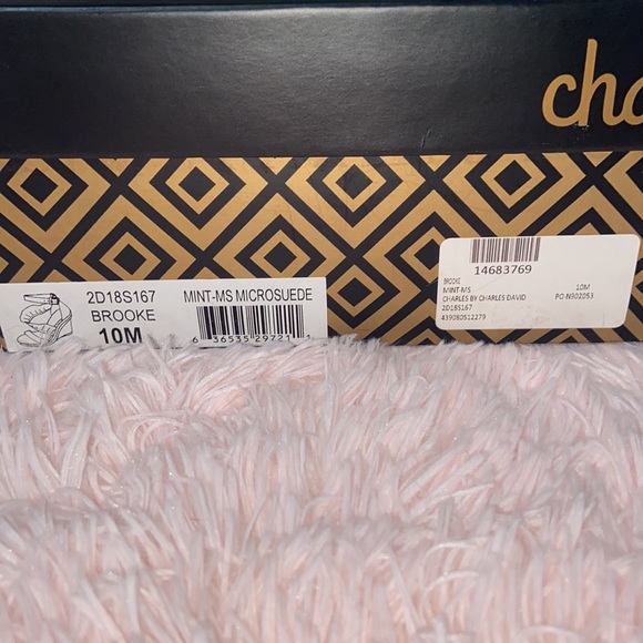 CHARLES DAVID Brooke Mint-MS Microsuede W SZ 10 - Picture 8 of 8